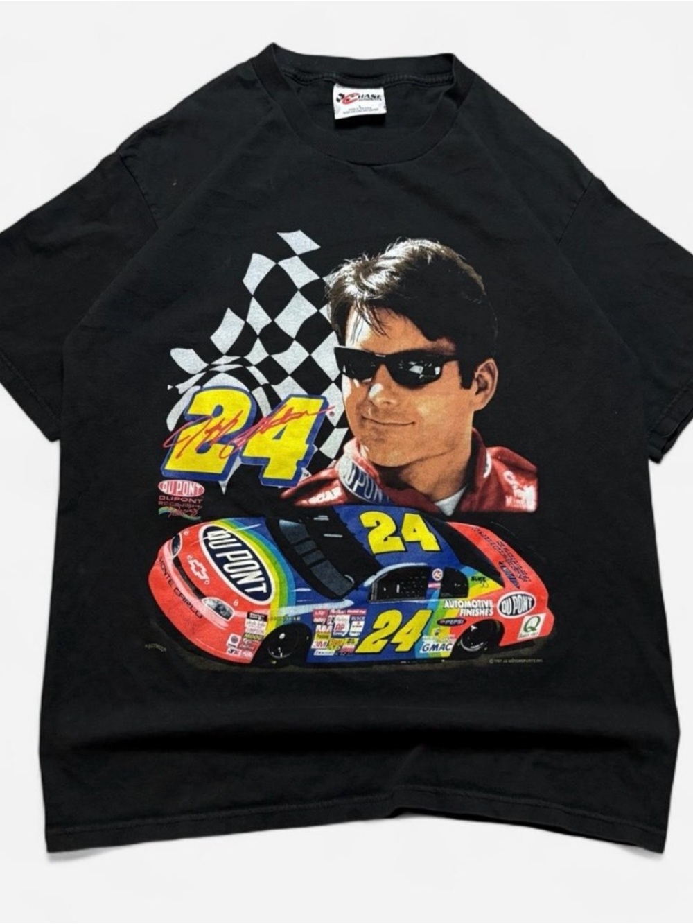 Chase Authentics Black Logo Crewneck Tee